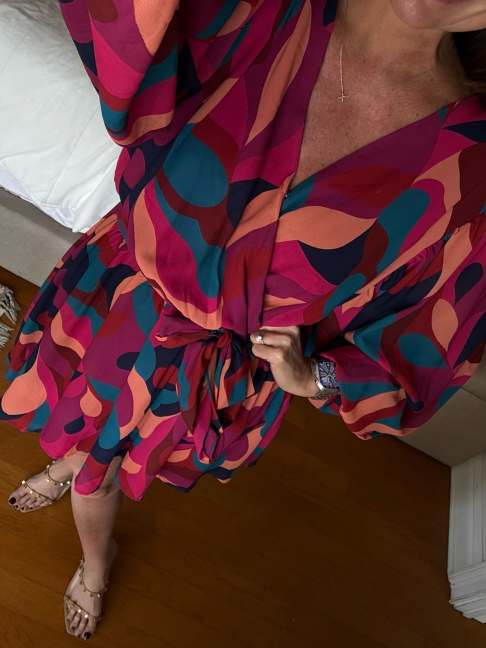 Vibrant Multicolor Women's Dress - Picture 8 of 8